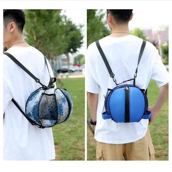 INF Sportsbag med stor kapasitet for basketball, fotball Blå