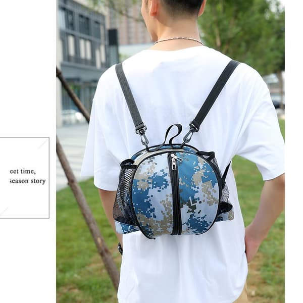 INF Sportsbag med stor kapasitet for basketball, fotball Blå