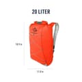 Pikkukuva 5 / 5: Kiipeilyreppu Sea to Summit Ultra-Sil Dry Day Pack Oranssi Hopeinen 22 L