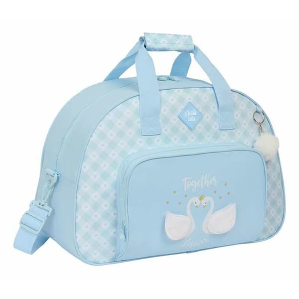 Sportväska Glowlab Kids Cisnes Ljusblå 48 x 33 x 21 cm Barn