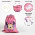 Miniatyrbild 5 av 5: Skopåse med remmar Minnie Mouse Rosa 27 x 33 cm
