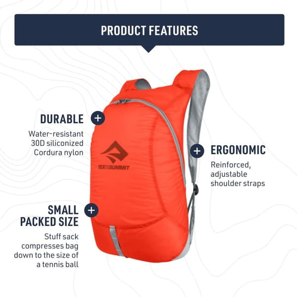 Ryggsäck för bergmiljö Sea to Summit Ultra-Sil Day Pack Blå (Blå)