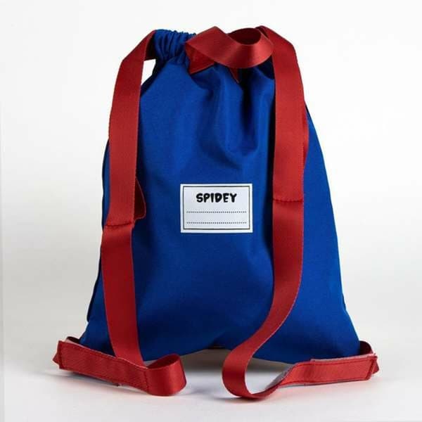 Skopåse med remmar Spidey Mörkblå 27 x 33 cm