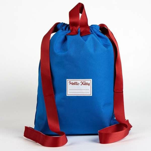 Ryggsekk med Stringer Hello Kitty Blå 27 x 33 cm
