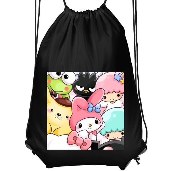 Kätevä Jumppakassi | Urheilukassi Aikuisille Kawaii Sanrio Cre Musta Barn