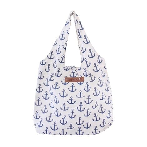 Tote Bag  Anchor Blue/Off White