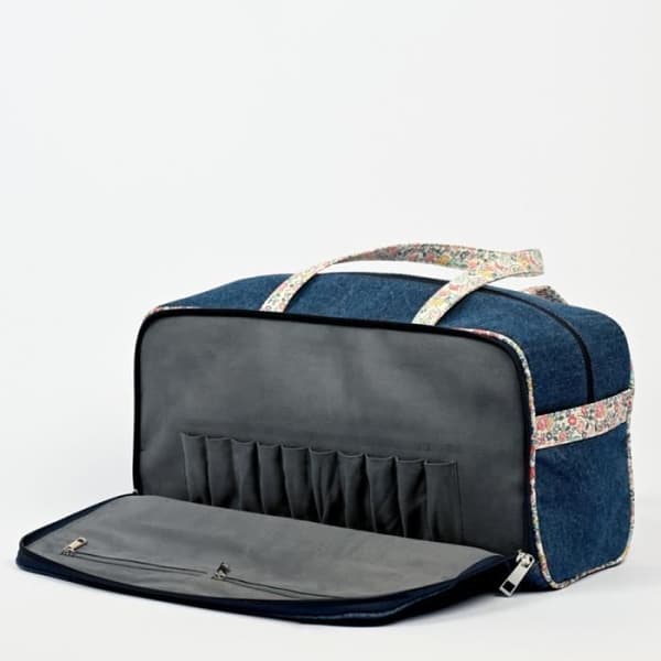 Sportväska - KNITPRO - Stickning - 36x19x16,5 cm - 3 innerfickor - Förvaring för 10 stickor