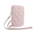 Miniatyrbild 3 av 5: Mobiltelefonväska - Guess - Zip Quilted 4G - Rosa - Ekologiskt läder - Justerbar rem