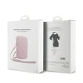 Miniatyrbild 5 av 5: Mobiltelefonväska - Guess - Zip Quilted 4G - Rosa - Ekologiskt läder - Justerbar rem