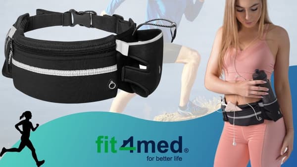 FIT4MED LÖPARBÄLTESVÄSKA JUSTERBAR