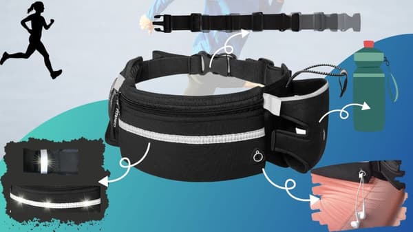FIT4MED LÖPARBÄLTESVÄSKA JUSTERBAR