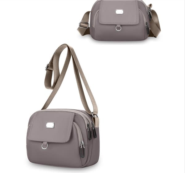 INF Snygg 2025 Crossbody-väska i nylon för kvinnor Grå