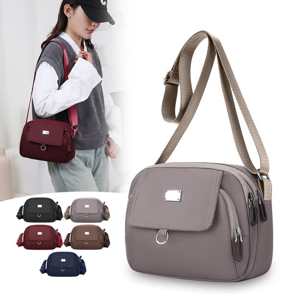 INF Snygg 2025 Crossbody-väska i nylon för kvinnor Grå