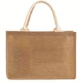 Miniatyrbillede 2 af 4: Farveblok Tote Bag, Rummelig Indvendig, Vandafvisende Design,rizontal mellemstørrelse