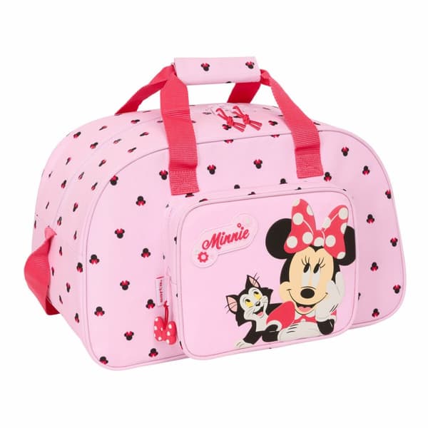 Sportstaske Minnie Mouse Naive Pink 40 x 24 x 23 cm