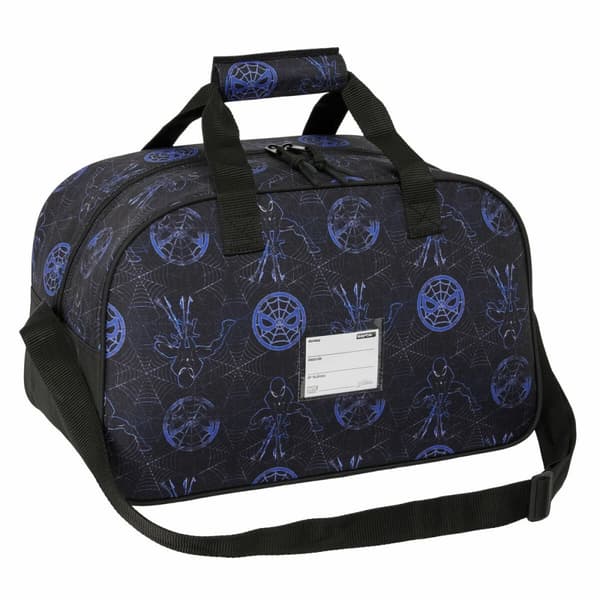 Sportstaske Spider-Man Attack Sort 40 x 24 x 23 cm