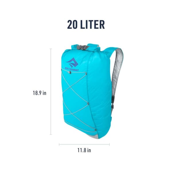 Mountain rygsæk Sea to Summit Ultra-Sil Dry Day Pack Blå Sølvfarvet 22 L