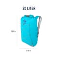 Miniatyrbillede 5 af 5: Mountain rygsæk Sea to Summit Ultra-Sil Dry Day Pack Blå Sølvfarvet 22 L