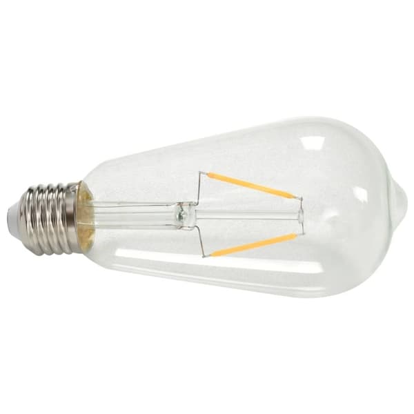 vidaXL Spotlights 2 st med glödlampor 2 W svart E27