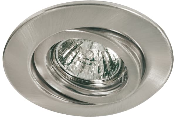 Paulmann 989.68, Innsunket spotlight, GU5.3, 1 ampuller, Rustfritt stål Rustfritt stål