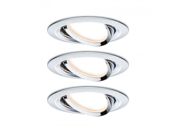 Paulmann 934.88, Indbygget lysplade, 3 pære(r ), LED, 2700 K, 630 lm, Krom Kromfarget