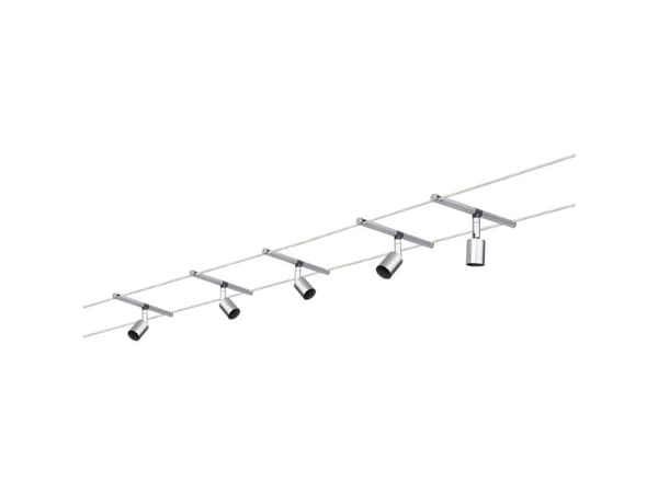 Paulmann Salt, Skinnebelysningsspot, GU5.3, 5 pære(r ), 50 W, 230 V, Kromi