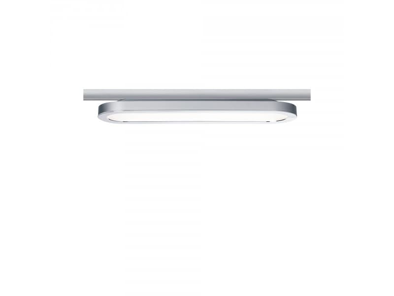 Paulmann 953.19, Skena för spotlight, 1 lampor, LED, 2700 K, 480 LM, Krom