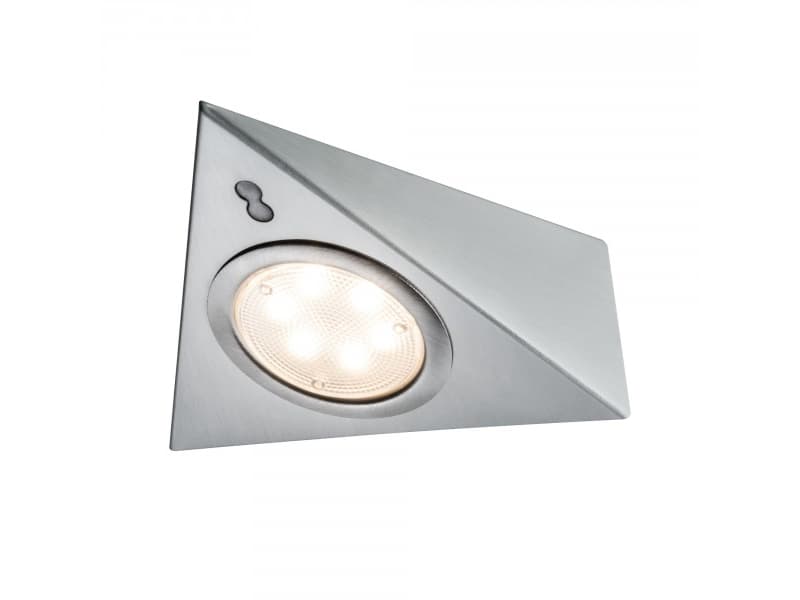 Paulmann 935.72, Utanpåliggande spotlight, 3 lampor, LED, 2700 K, 170 LM, Metallisk