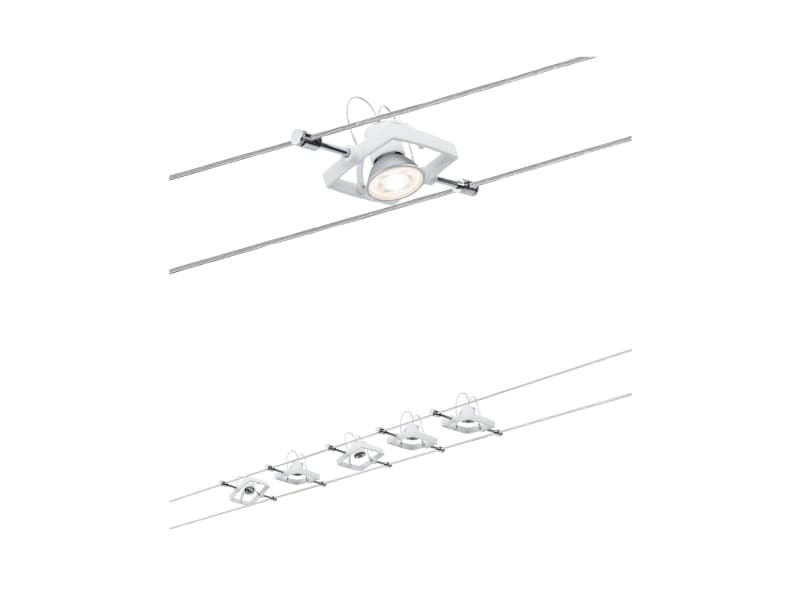 Paulmann MacII 94134 Wire-hjemmebiografpakke GU5.3 50 W LED (RGB) Hvid