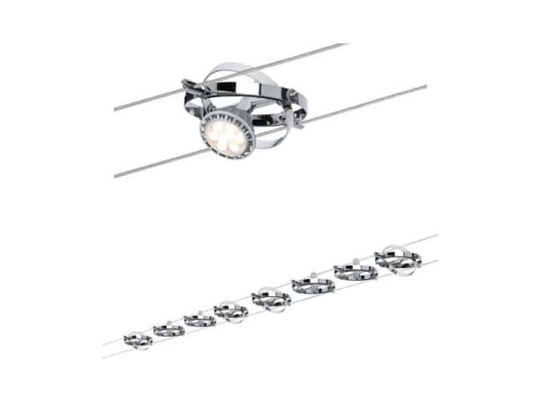 Paulmann Cardan, Utanpåliggande spotlight, GU5.3, 80 W, 230 V, Krom
