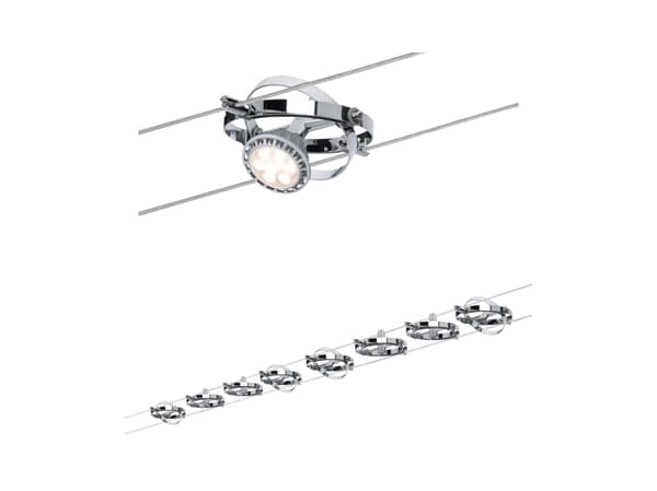 Paulmann Cardan, Utanpåliggande spotlight, GU5.3, 80 W, 230 V, Krom