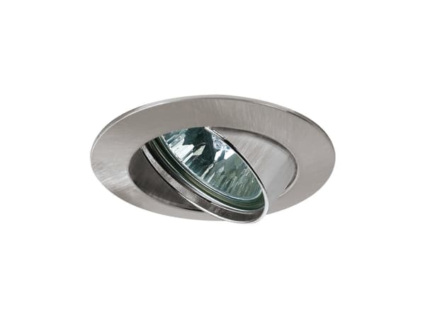 Paulmann 179.55, Syvennysspottivalo, GX5.3, 1 lamppu(a), LED, Harmaa Harjattu teräs