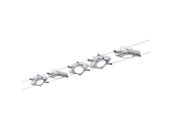 Paulmann 94108, 5 ampuller, 2700 K, 1000 lm, Kromfarget