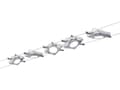 Miniatyrbilde 4 av 5: Paulmann 94108, 5 ampuller, 2700 K, 1000 lm, Kromfarget