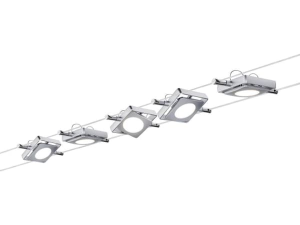 Paulmann 94108, 5 ampuller, 2700 K, 1000 lm, Kromfarget