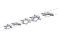Miniatyrbilde 1 av 5: Paulmann 94108, 5 ampuller, 2700 K, 1000 lm, Kromfarget
