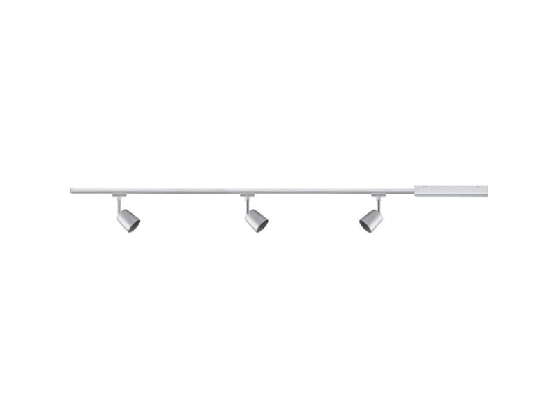 Paulmann Cover Højvolt-skinnesystem-lampe URail GU10 30 W LED (RGB) Krom, Krom (mat)