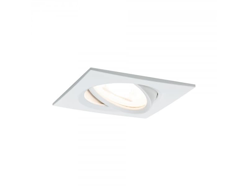 Paulmann 934.89, Nedtryckbar spotlight, 1 lampor, LED, 6,5 W, 2700 K, Vit