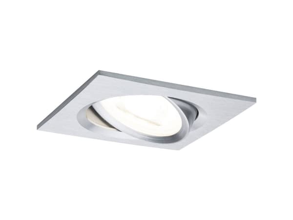 Paulmann 934.37, Indbygget lysplade, GU10, 1 pære(r ), LED, 2700 K, Aluminium