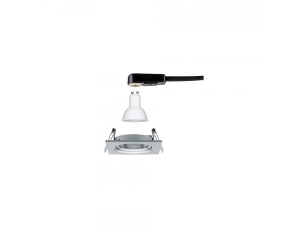 Paulmann 934.37, Indbygget lysplade, GU10, 1 pære(r ), LED, 2700 K, Aluminium