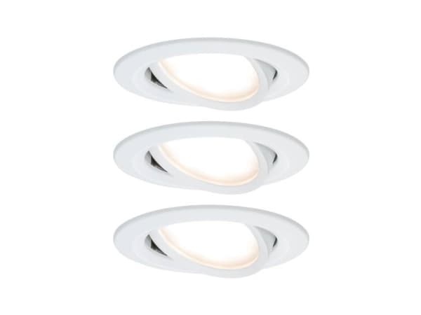 Paulmann 934.85, Indbygget lysplade, 3 pære(r ), LED, 2700 K, 630 lm, Hvid
