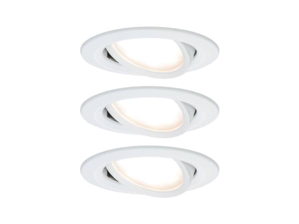 Paulmann 934.85, Indbygget lysplade, 3 pære(r ), LED, 2700 K, 630 lm, Hvid