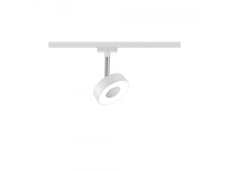 Paulmann 952.72, Skena för spotlight, 1 lampor, LED, 2700 K, 308 LM, Vit