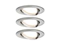 Miniatyrbilde 4 av 5: Paulmann 934.47, Indbygget lysplade, 3 pære(r ), LED, 2700 K, 650 lm, Metallic