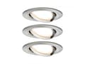 Miniatyrbilde 1 av 5: Paulmann 934.47, Indbygget lysplade, 3 pære(r ), LED, 2700 K, 650 lm, Metallic