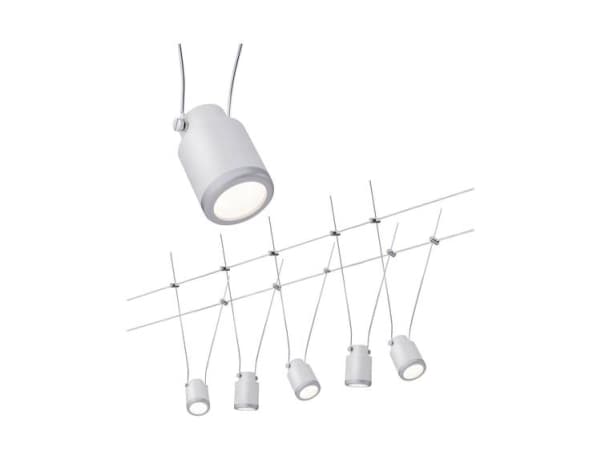 Paulmann TunLED 3980 Wire-hjemmebiografpakke LED indbygget 20 W LED (RGB) Krom (mat), Hvid