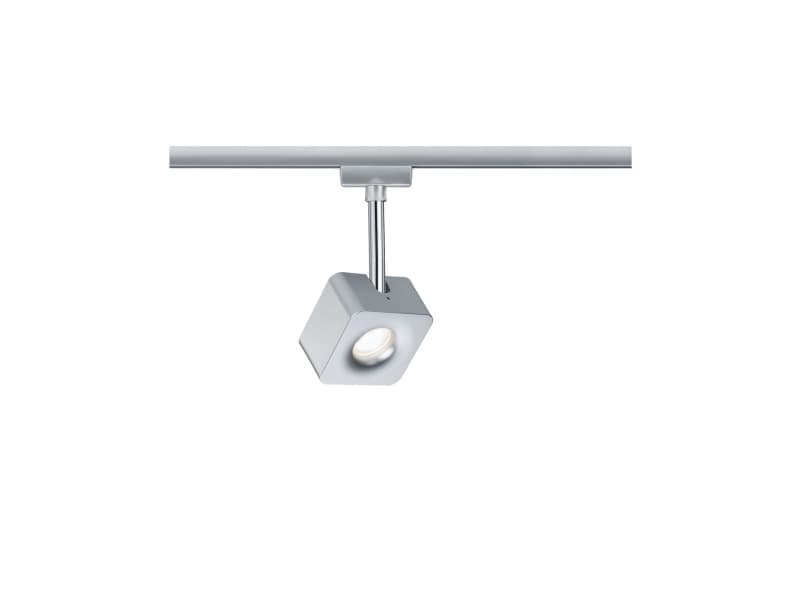 Paulmann 955.10, Skena för spotlight, 1 lampor, LED, 2700 K, 770 LM, Krom