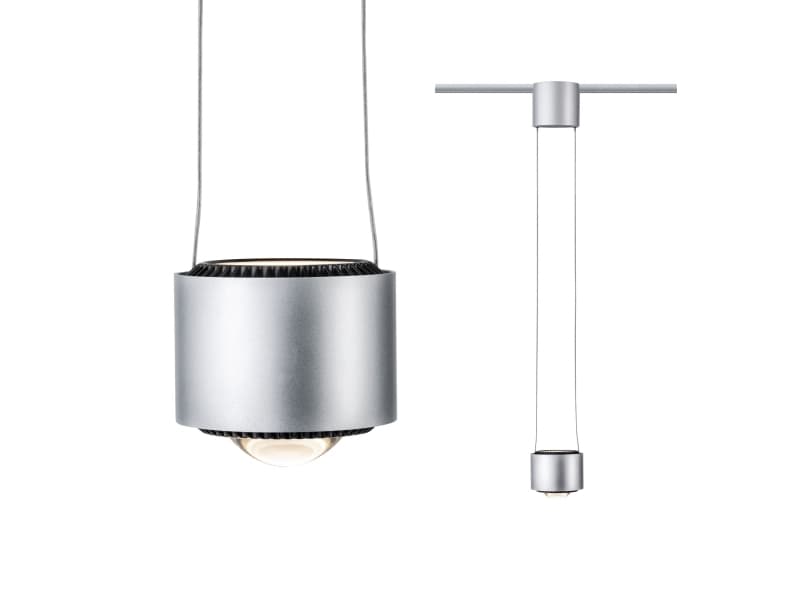 Paulmann 955.20, 1 lampor, 2700 K, 820 LM, Svart, Krom