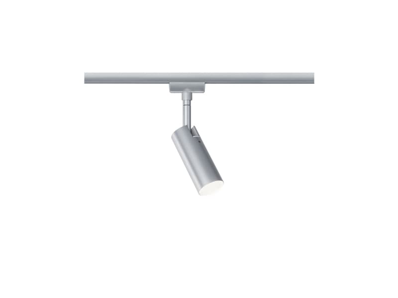 Paulmann 955.06, Skena för spotlight, 1 lampor, LED, 3000 K, 415 LM, Krom
