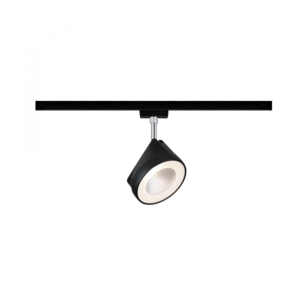 Paulmann Arena, Skena för spotlight, LED, 14 W, 2700 K, 850 LM, Svart, Krom